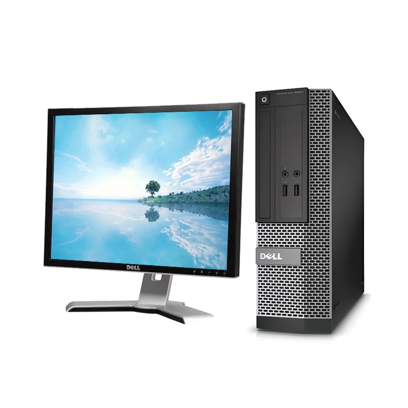 PC bureau Dell Optiplex 3020 SFF i5 - HDD 500Go RAM 8Go + Ecran 19"