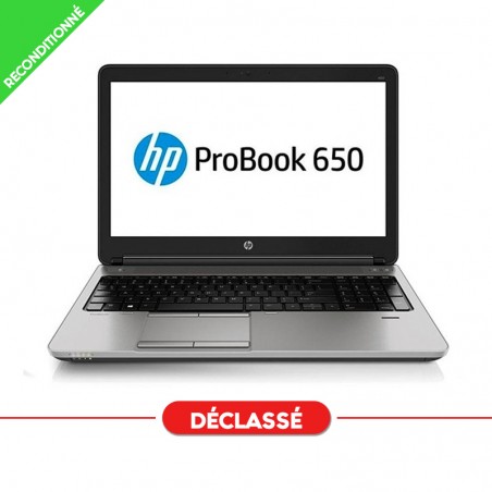 HP ProBook 650 G1 15,6" i5 320 Go HDD 4 Go RAM - Déclassé