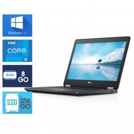 Dell Latitude E5470 i5 14" 8Go RAM 256 Go SSD Windows 10
